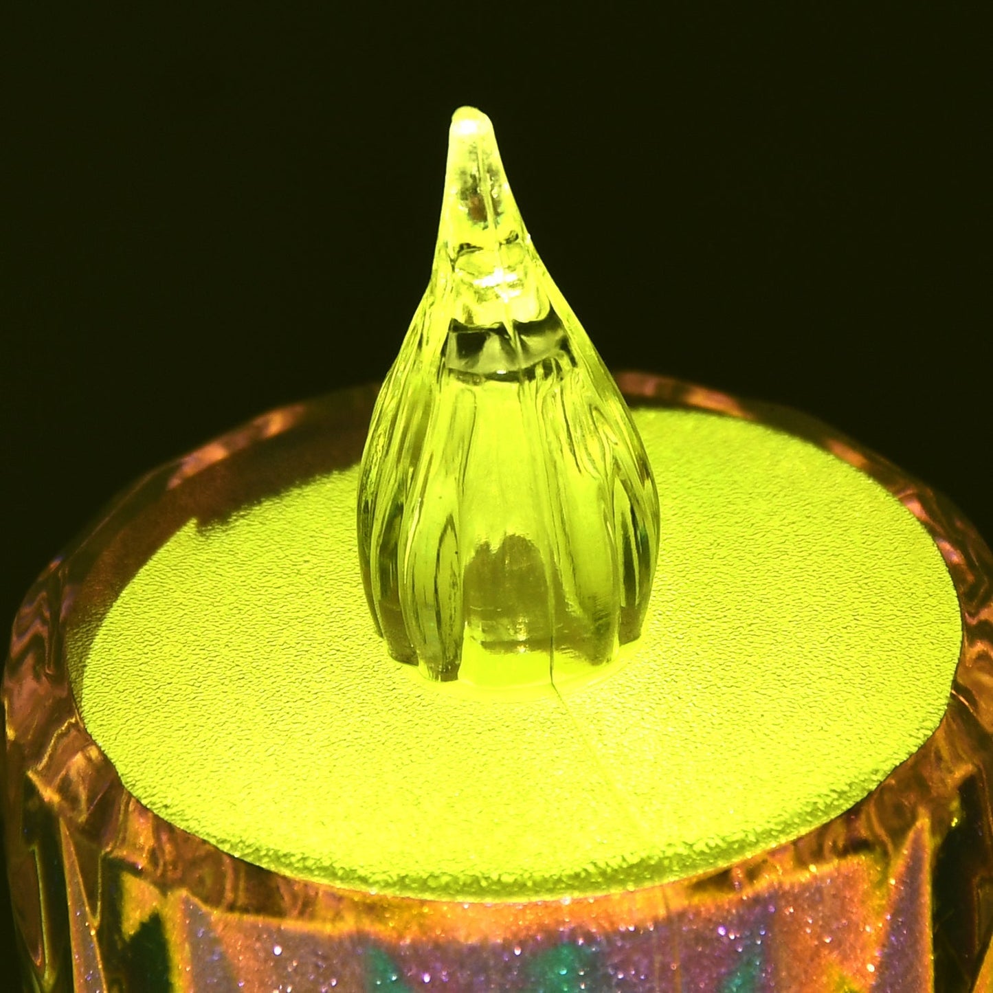 24 Pc Flameless And Smokeless Decorative Melting Candles Led Tea Light Wukusy