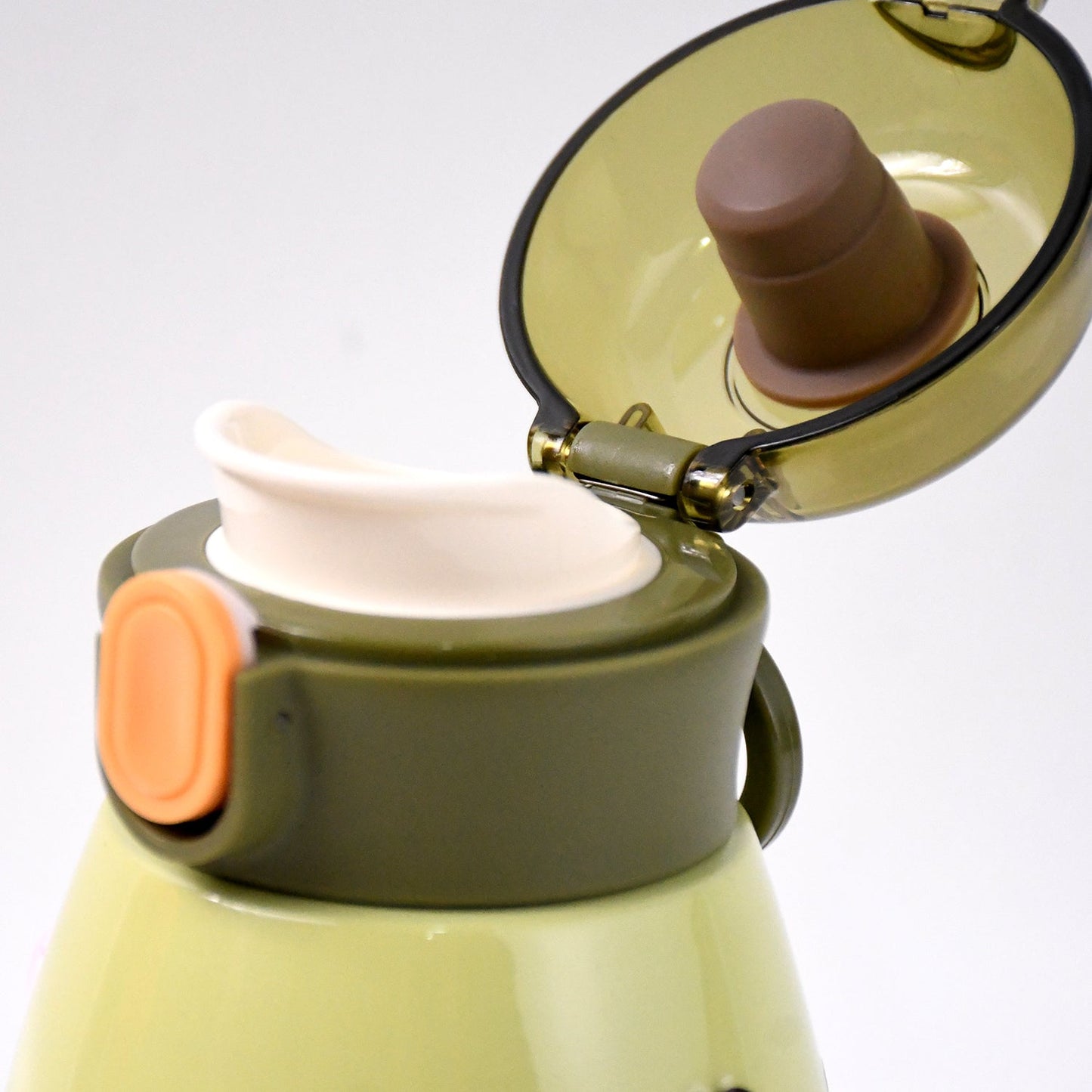 Vacuum Insulation Flask Bottle With Straw For Sports Adult Children (Approx 480ml) Wukusy