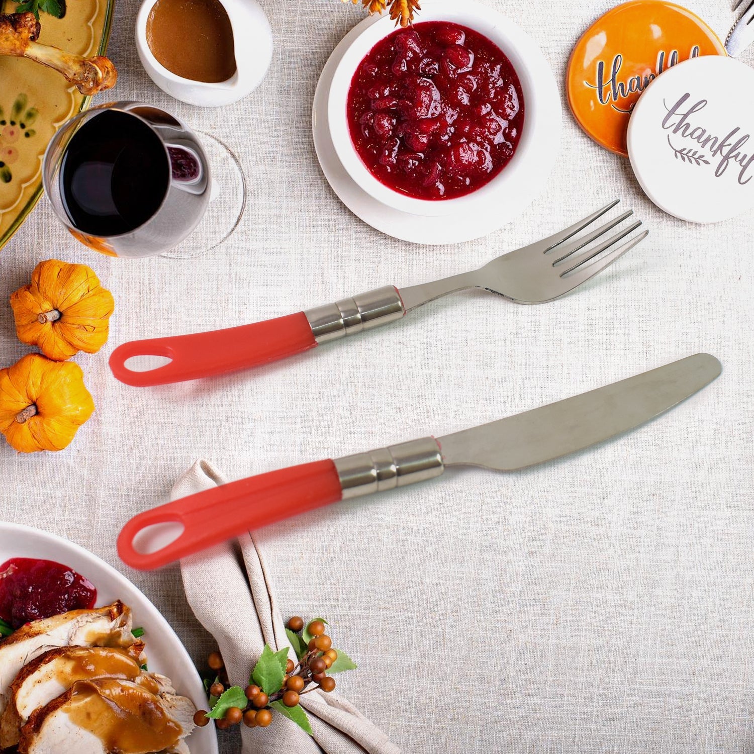 Luxury Cutlery Set For Dining Table Stainless Steel 26-piece Set With Stand (1 Set Wukusy