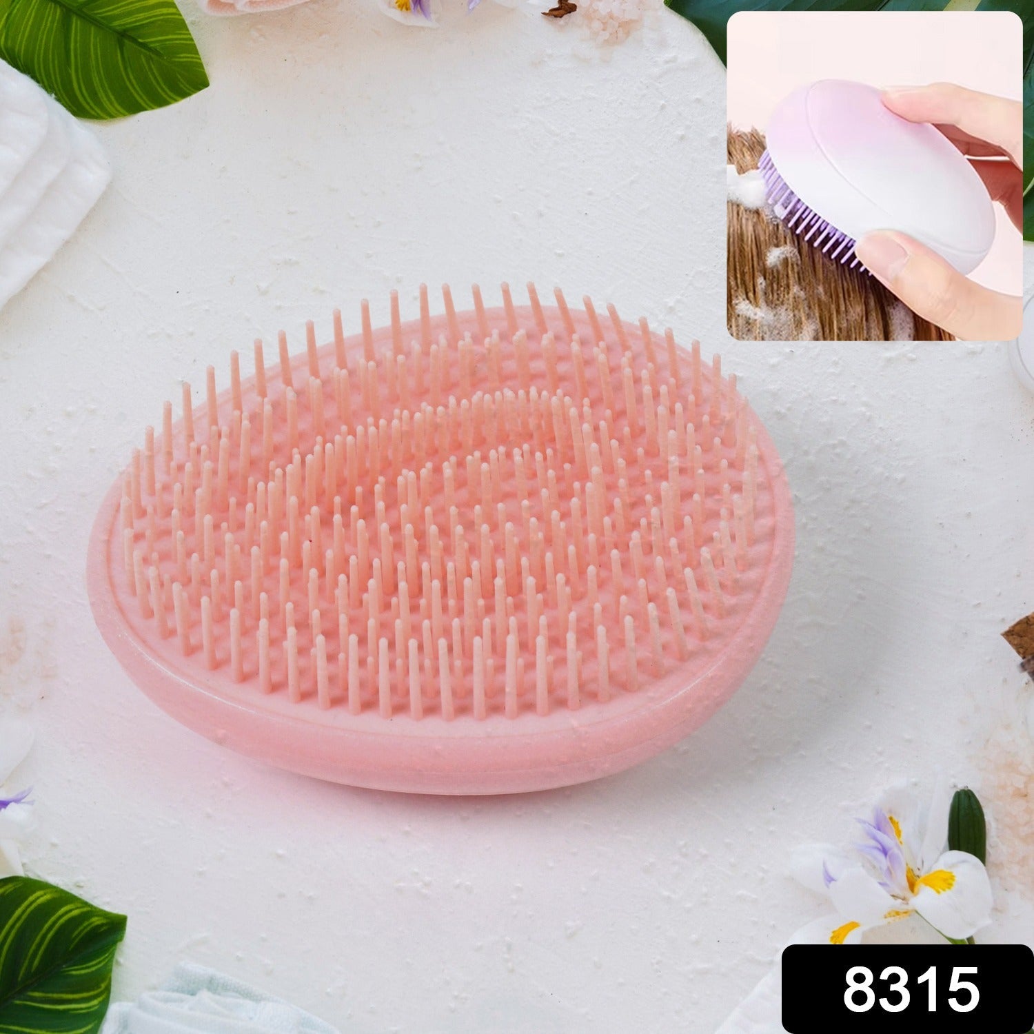 Plastic Hair Washing Combs Hair Massager Shower Brush Wukusy