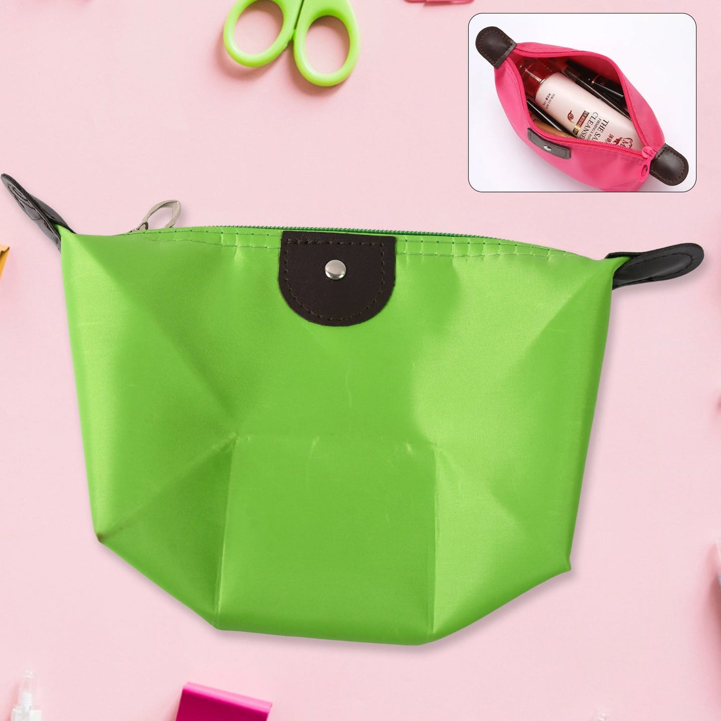 Portable Cosmetic Bag Multi-functional Waterproof Wash Pouch (1 Pc) Wukusy