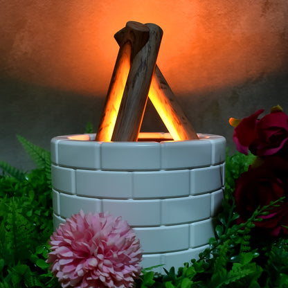 Bonfire Shaped Diffuser Essential Oil Diffuser Multi Function Flame Oil Diffuser (1 Pc) Wukusy