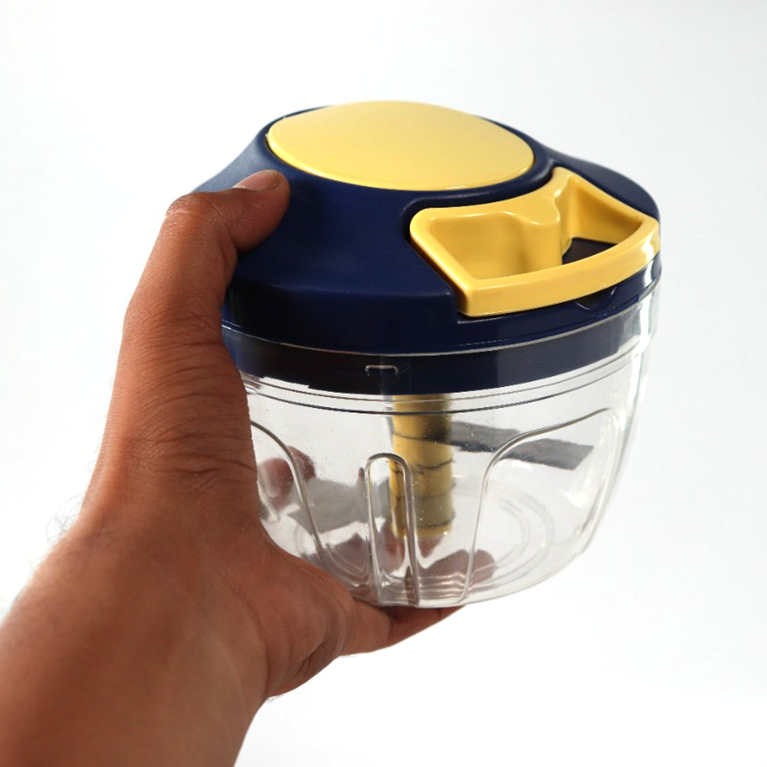 0089 Chopper With 4 Blades For Effortlessly Chopping Vegetables And Fruits For Your Kitchen (650ml) Wukusy