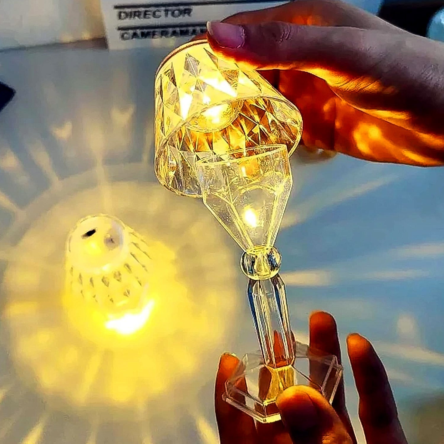 Led Table Lamp Mini Projection Lamp For Night Light (1 Pc) Wukusy