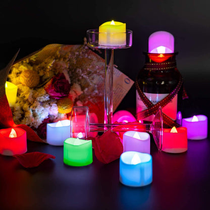 6430 1pc Festival Decorative - Led Tealight Candles  Battery Operated Candle Ideal For Party. Wukusy