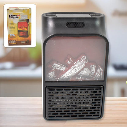 Portable Electric Fireplace Lamp Led Flame Heater (900w  1 Pc) Wukusy