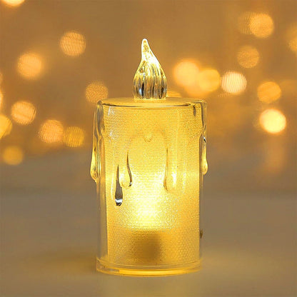 6240a Simple Candles For Home Decoration Crystal Candle Lights Wukusy