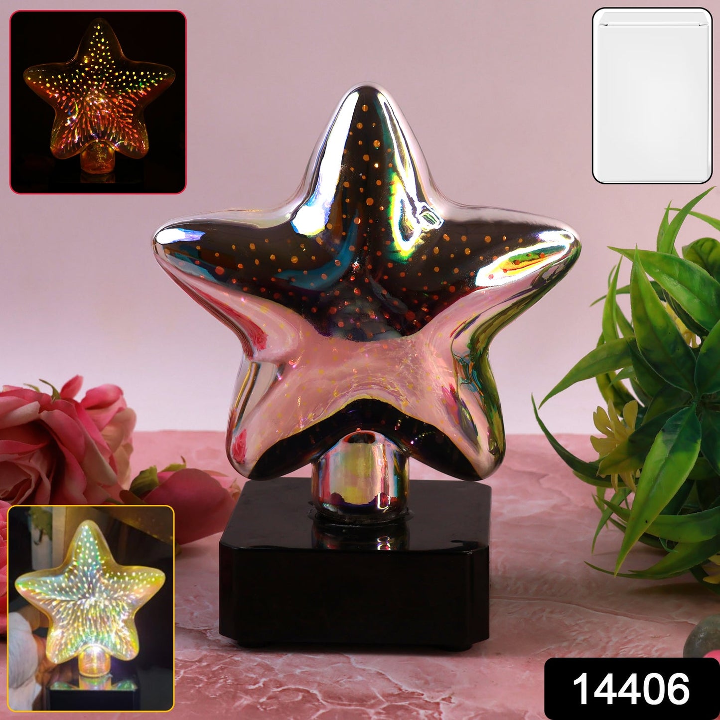 Star-shaped 3d Illusion Decorative Led Night Lamp (1 Pc) Wukusy