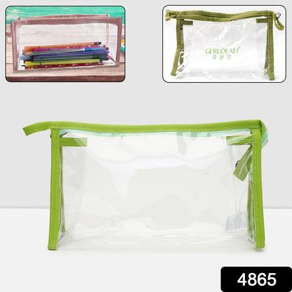 Transparent Zipper Closing Pouch (1 Pc) Wukusy