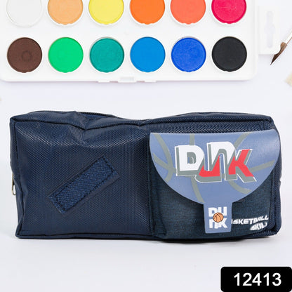 Pencil Pouch With Zipper Students Pencil Case Large Capacity Makeup Pouch Stationery Bag (1 Pc) Wukusy