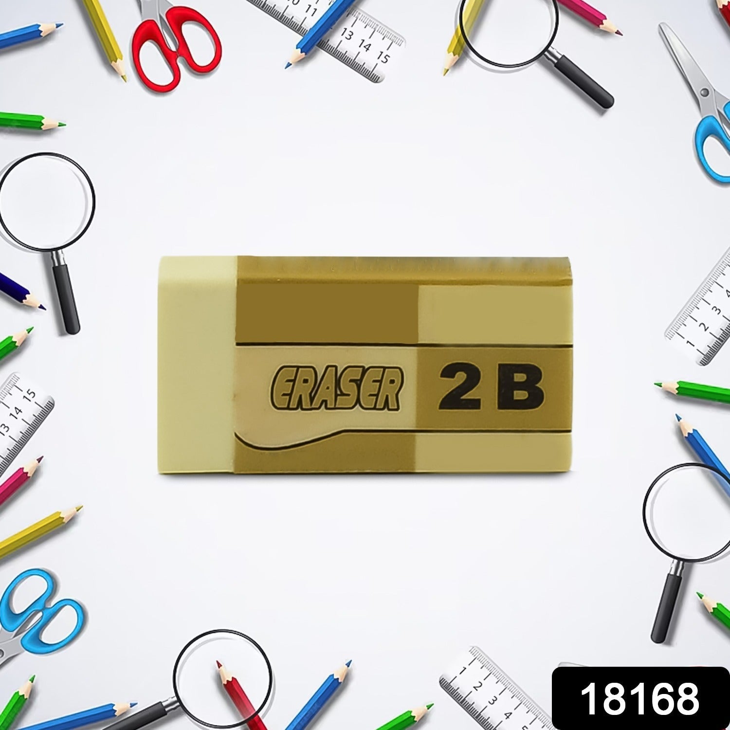 Fancy  Stylish Eraser (1 Pc  Mix Design) Wukusy