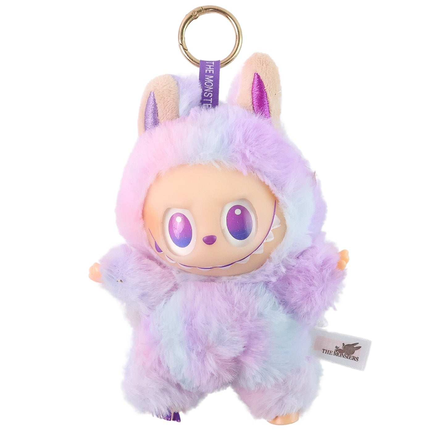 Light Purple Plush Toy Cartoon Keychain With Hook Colorful Light Purple (1 Pc) Wukusy