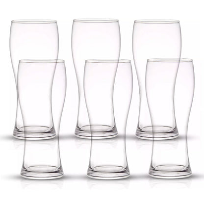 Juice Water Glass Tumbler Pure Glass (6 Pcs Set) Wukusy