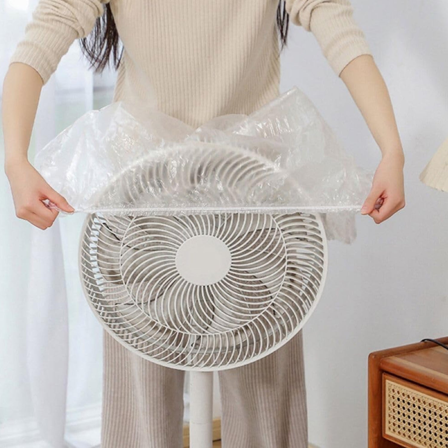 Home Thick Disposable Dust Proof Plastic Furniture Covers (1 Pc  Big) Wukusy