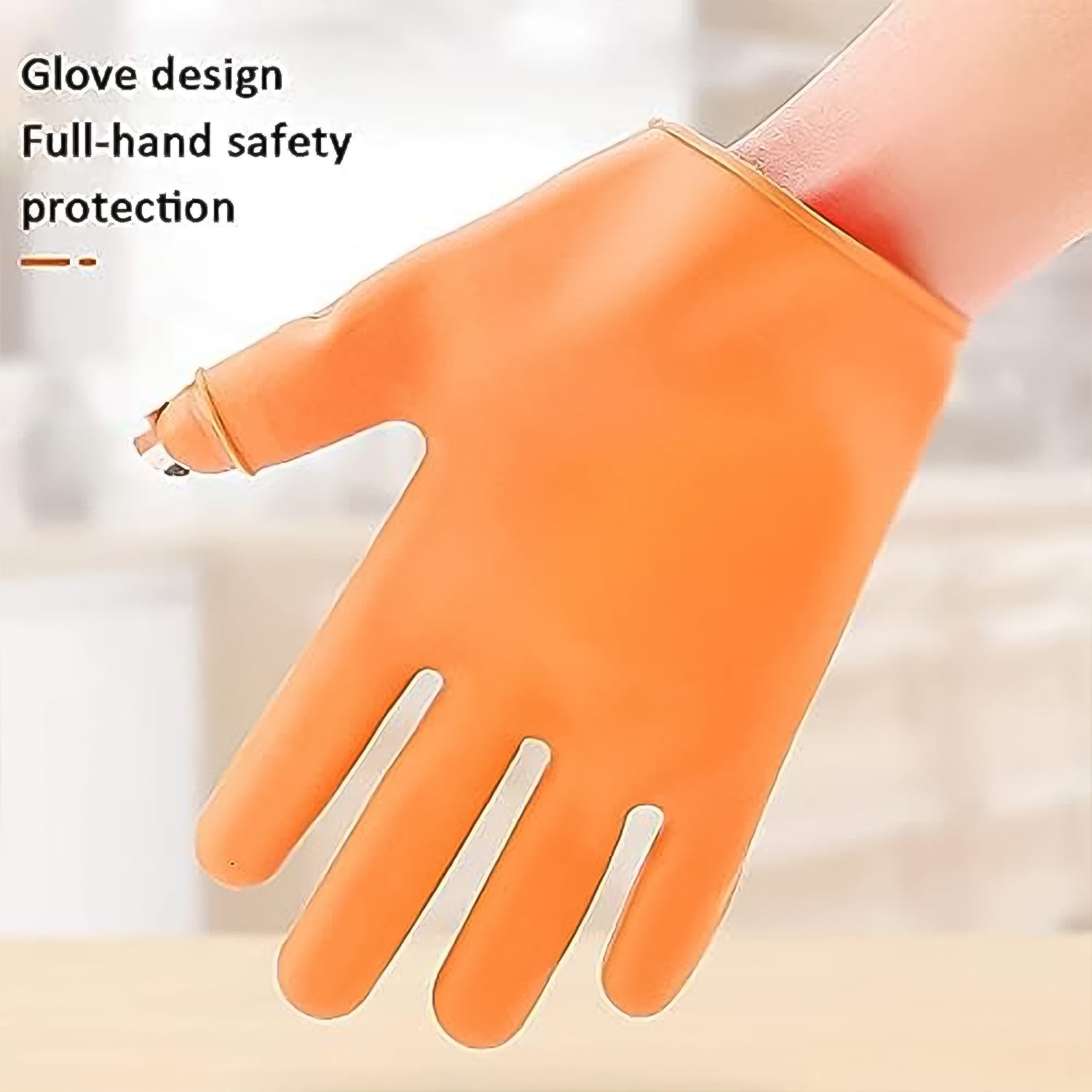 Gloves Silicone Thumb Knife Finger Protector Gears Cutting Vegetable Harvesting Knife Wukusy