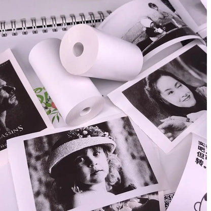 8839 Small Thermal Printer Paper Printing Paper Roll Aging Resistant Fast Color Rendering Portable Clear Printing For Travel (1 Pc  Printing Paper Roll ) Wukusy