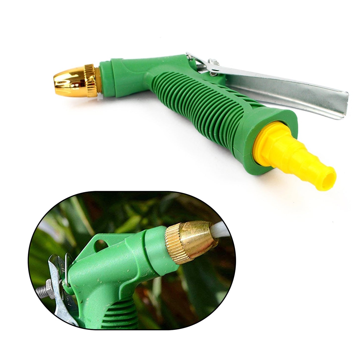 0590 Durable Hose Nozzle Water Lever Spray Gun Wukusy