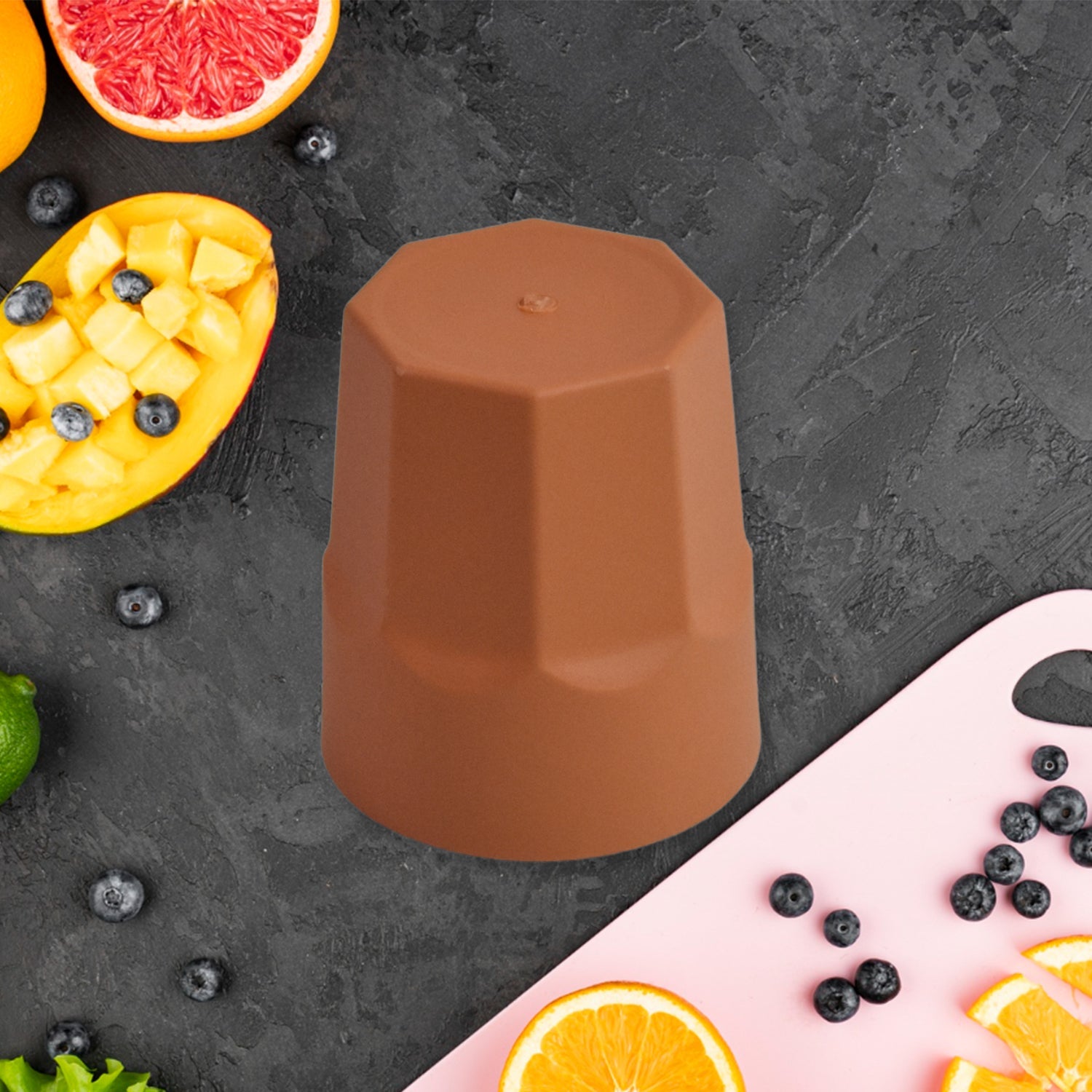 Plastic Tumblers Lightweight Cups  Glass Reusable Serving Drinking Cups (1 Pc) Wukusy