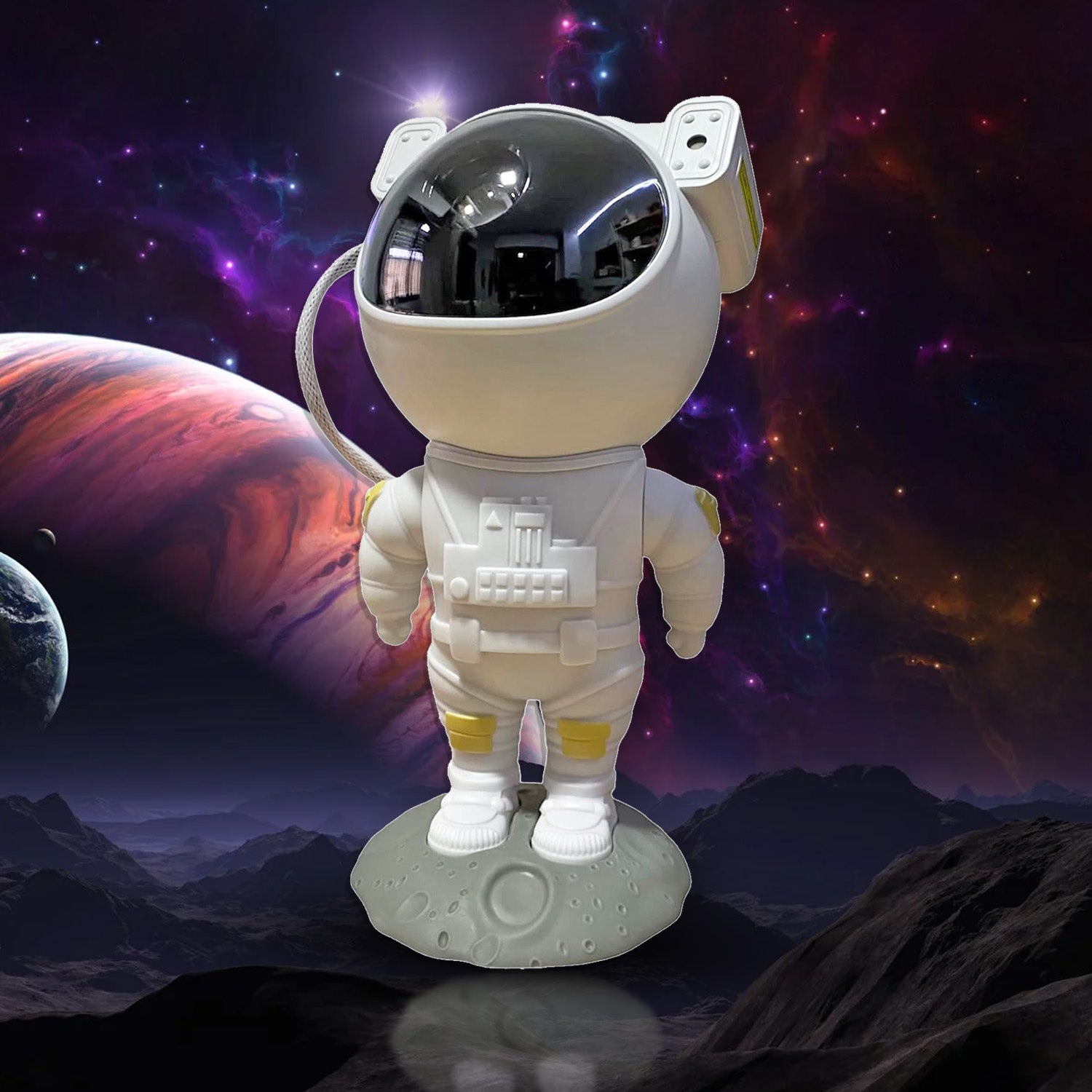 AstroLight - Astronaut Galaxy Projector Night Lamp Bedroom Kids Projector Remote Wukusy