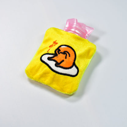 6515 Yellow Duck Head Small Hot Water Bag With Cover For Pain Relief Neck Shoulder Pain And Hand Feet Warmer Menstrual Cramps. Wukusy