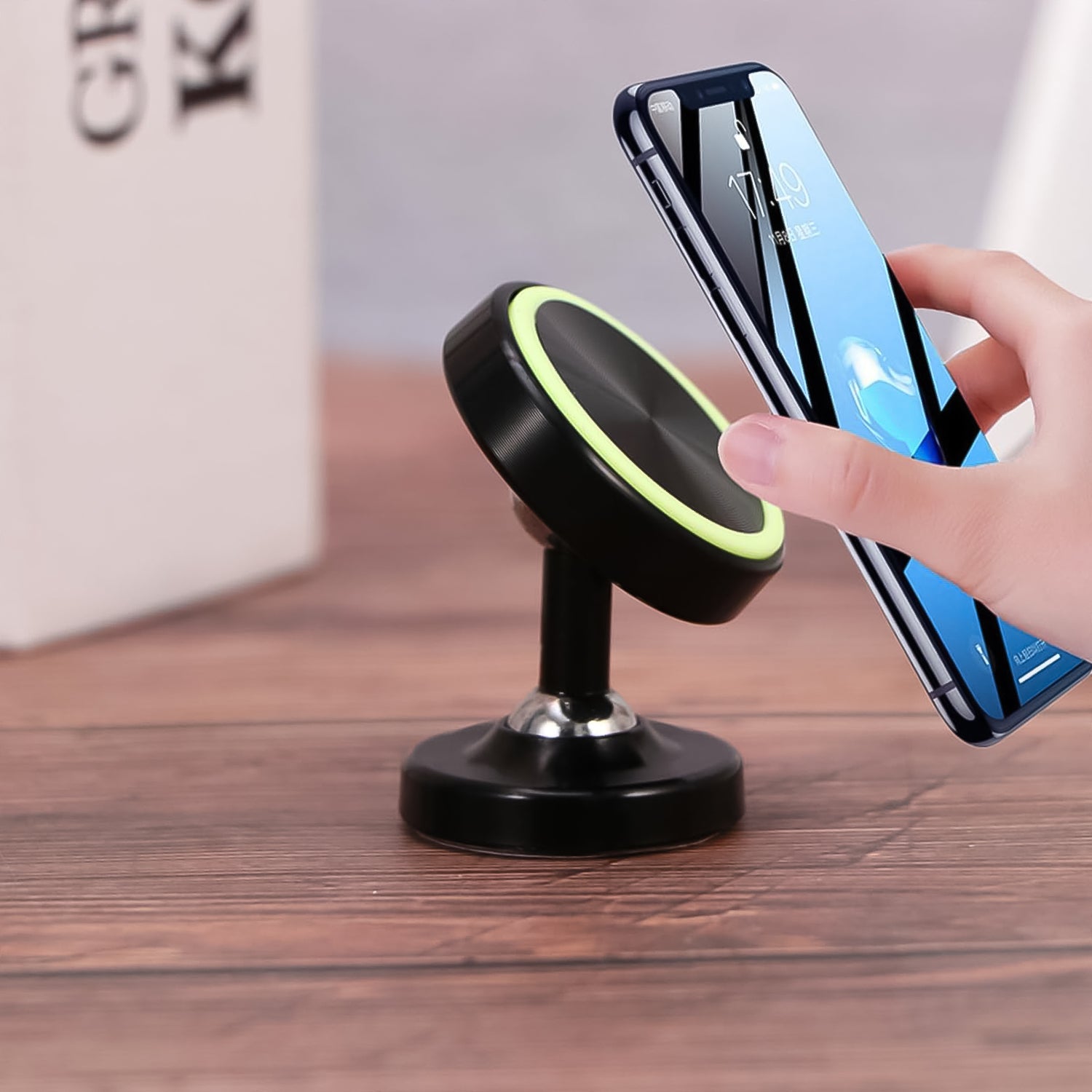 360 Rotating Magnetic Phone Holder Stand (1 Pc) Wukusy