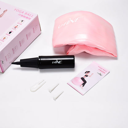 9091 Anti Burst 65 Cm Exercise Ball With Inflation Pump Non-slip Gym Ball For Yoga Pilates Core Training Exercises At Home And Gym- Suitable For Men And Women Wukusy