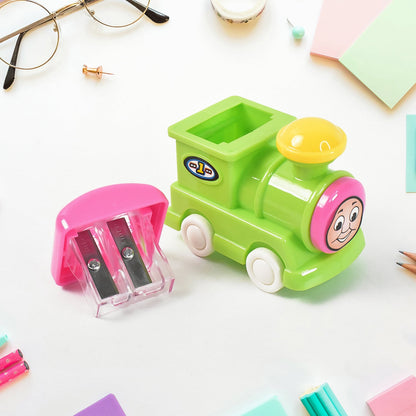 Train Double Hole Pencil Sharpener (1 Pc) Wukusy