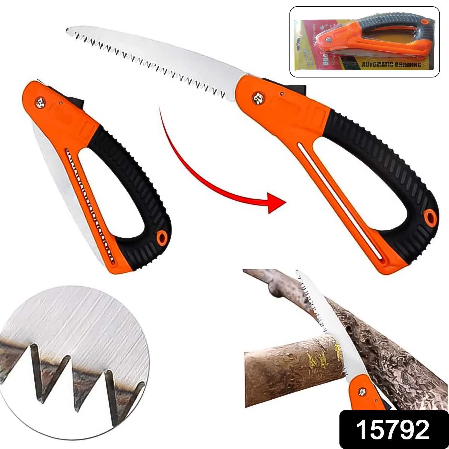 15 Inch Mini Pruning Folding Saw (1 Pc) Wukusy