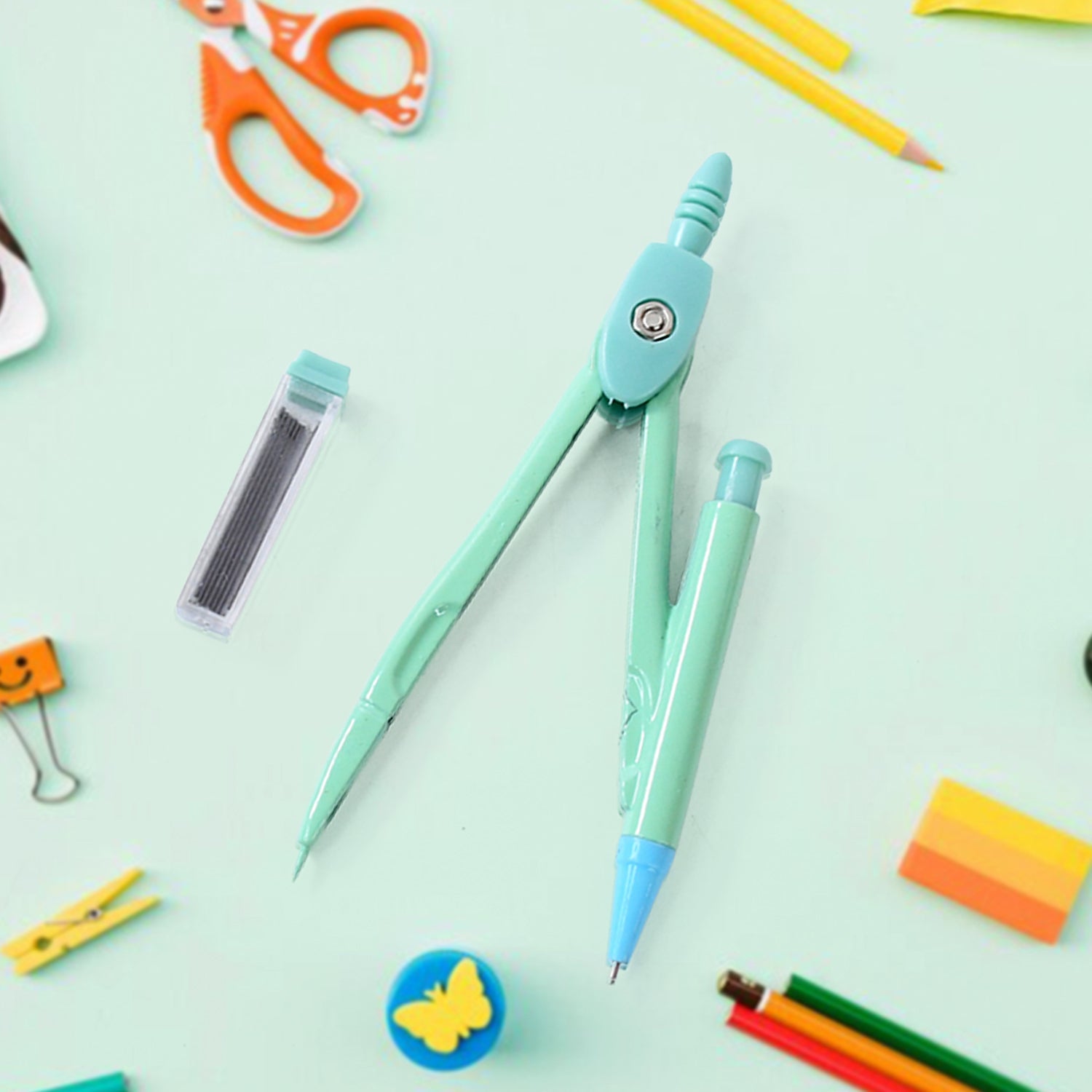 Geometry Compass Box Set (4 In 1) Wukusy