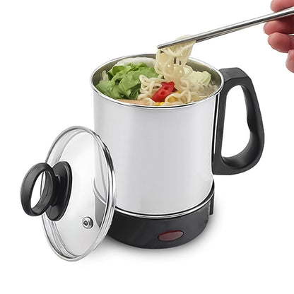 Soup Pot With Lid Stainless Steel Multi Cooker Kettle (800w  2.5 Ltr.) Wukusy