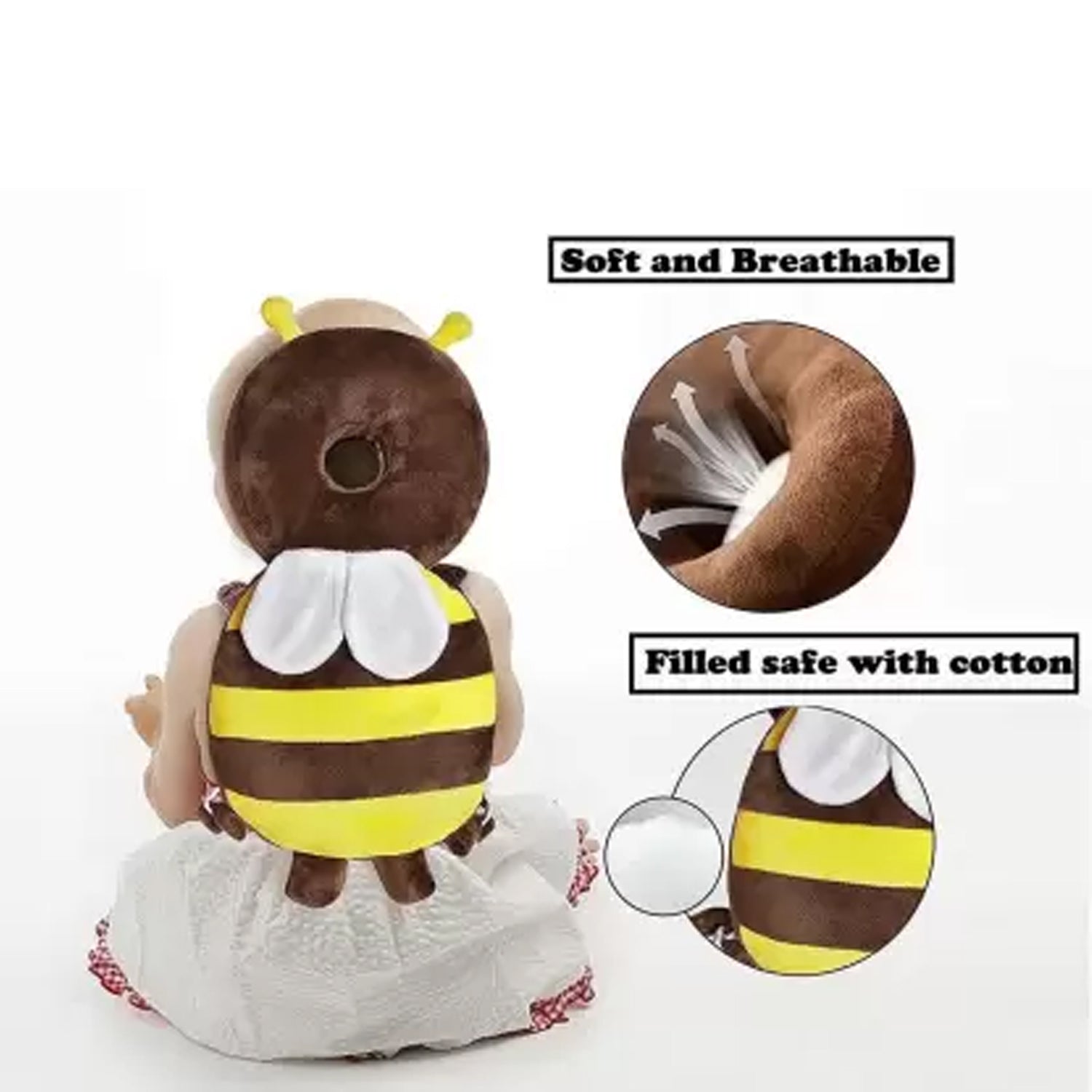 Small Baby Head Protector Baby Toddlers Head Safety Pad ( Multi Design) Wukusy