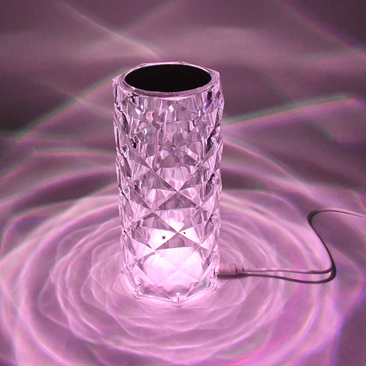 Crystal Led Touch Table Lamp With Remote Control Wukusy