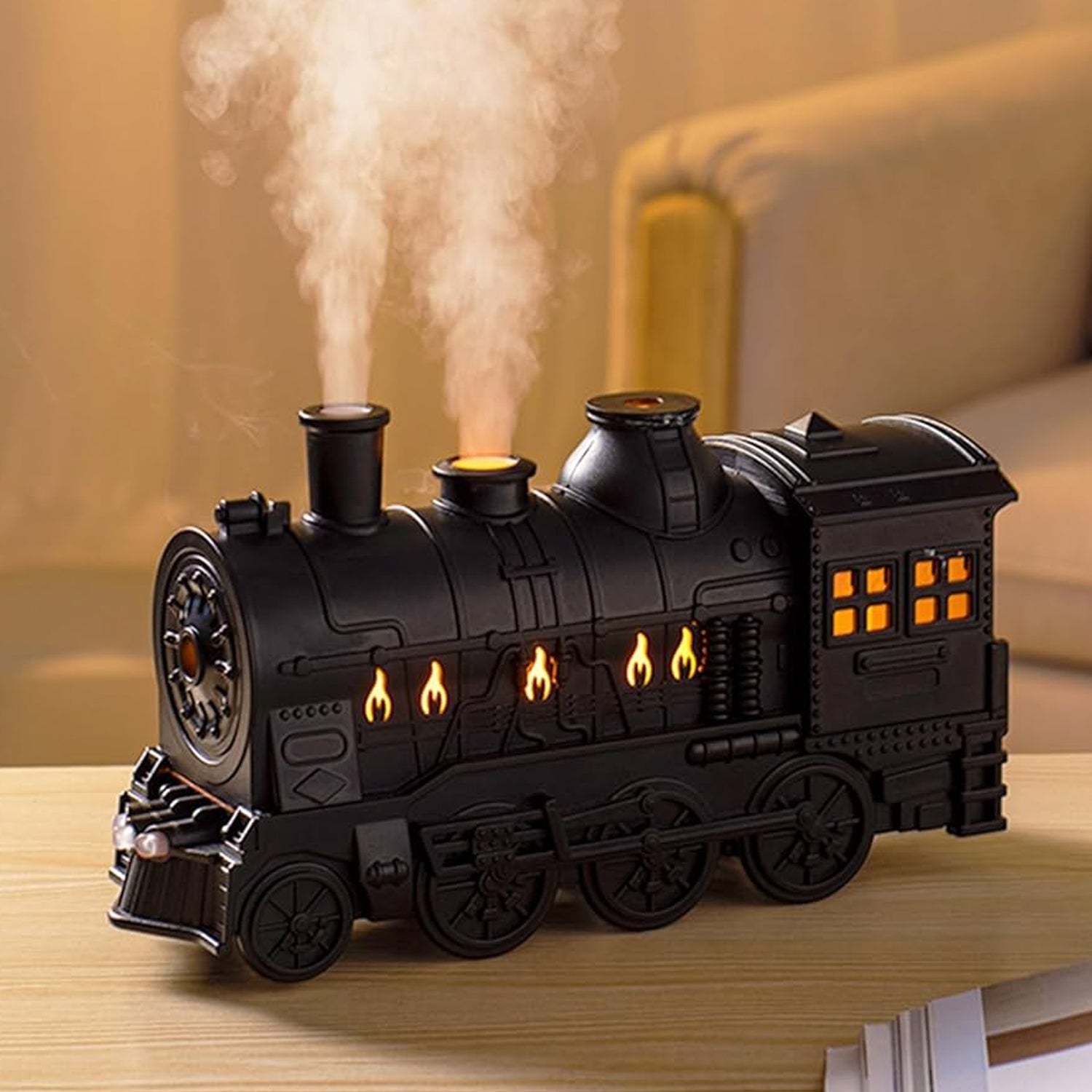 Train Shape Portable Mini Humidifier (1 Pc  Mix Color) Wukusy