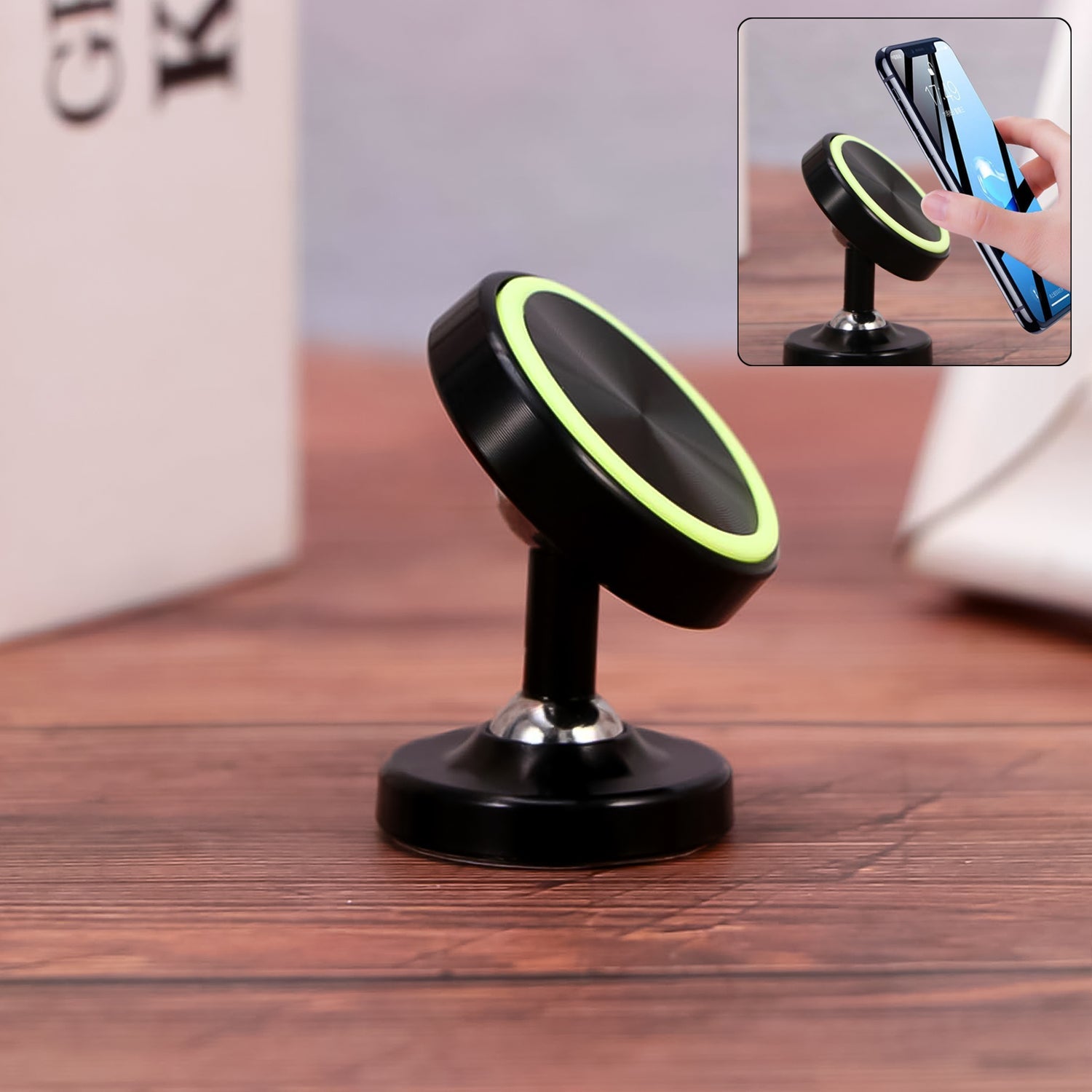360 Rotating Magnetic Phone Holder Stand (1 Pc) Wukusy