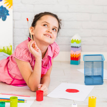 Pen Holder For Desk Metal Mesh Pencil Holder (1 Pc) Wukusy