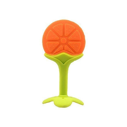 Silicone Fruit Shape Teether Toy Food Grade Silicon Teether Use For Baby  Toddlers  Infants  Children Wukusy