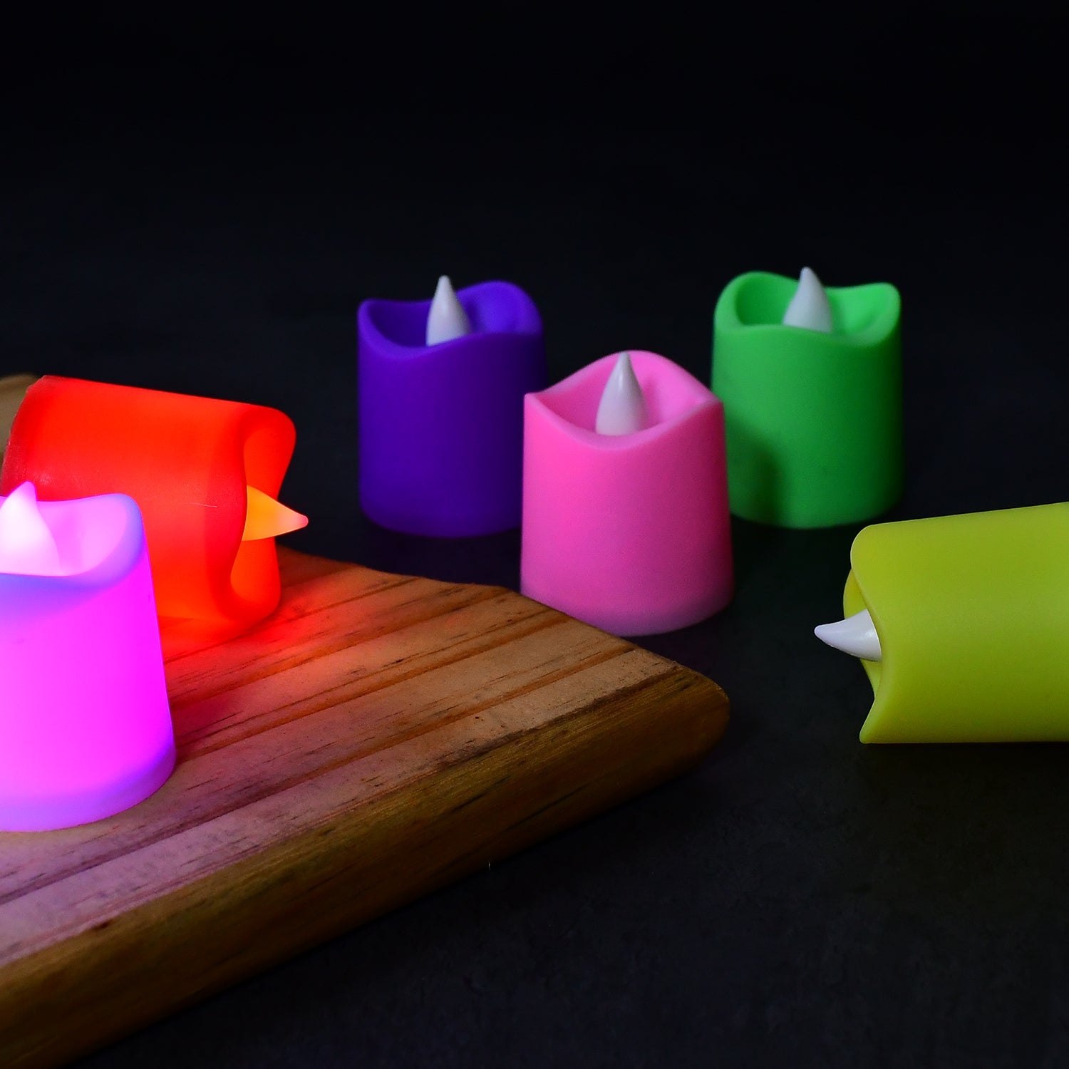 6430 1pc Festival Decorative - Led Tealight Candles  Battery Operated Candle Ideal For Party. Wukusy