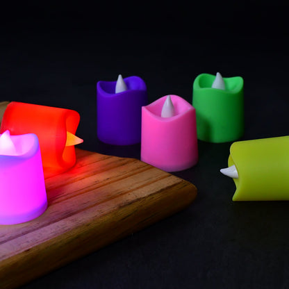 6430 1pc Festival Decorative - Led Tealight Candles  Battery Operated Candle Ideal For Party. Wukusy