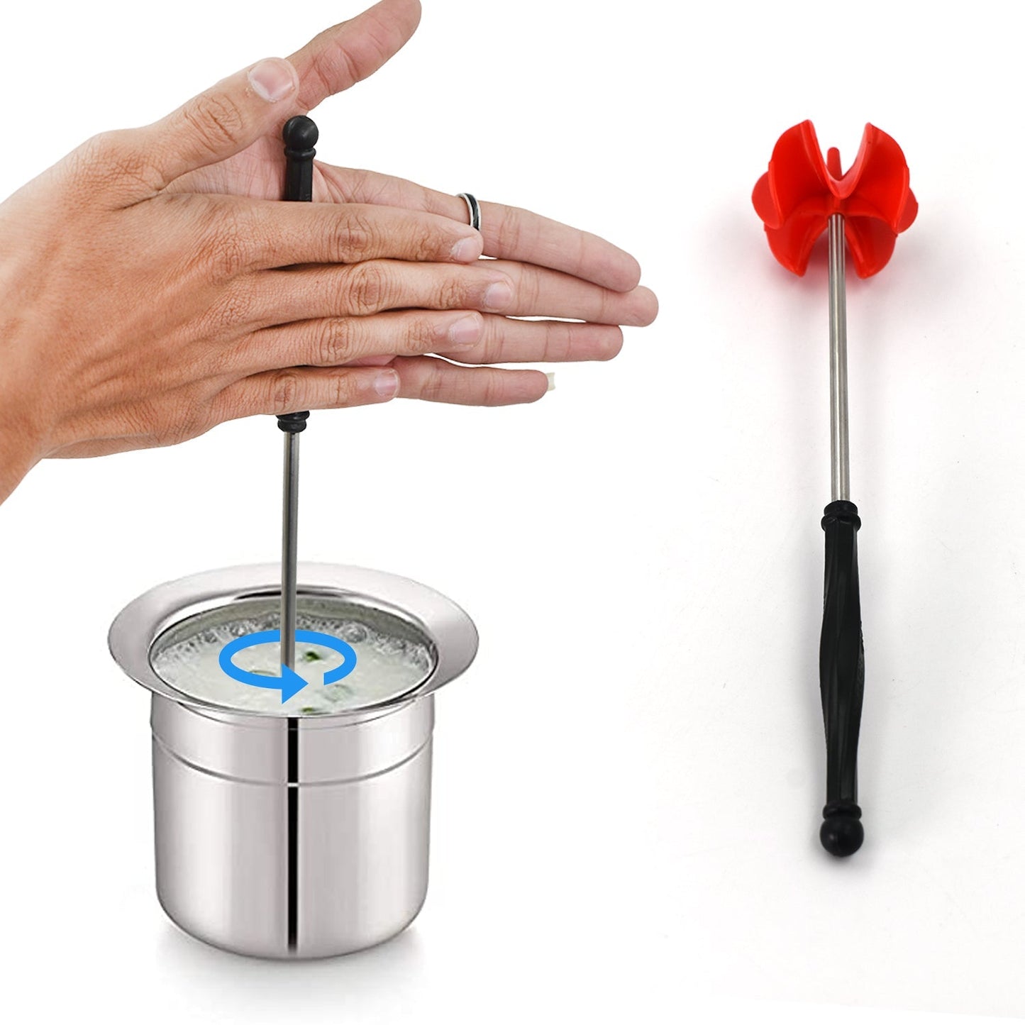 Manual Hand Mixer Used In All Kinds Of Household And Official Places For Mixing Food Stuffs And Item Purposes. Wukusy