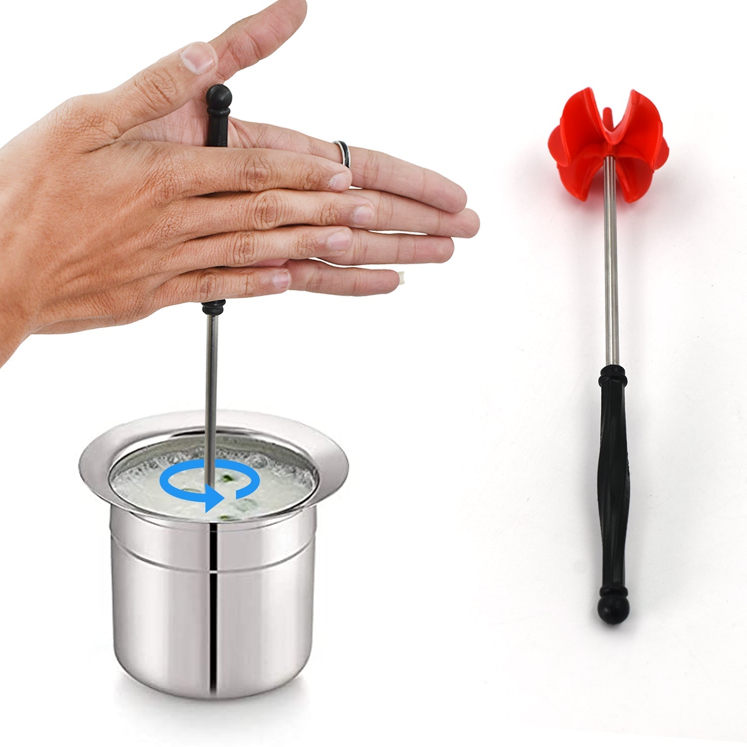 Manual Hand Mixer Used In All Kinds Of Household And Official Places For Mixing Food Stuffs And Item Purposes. Wukusy