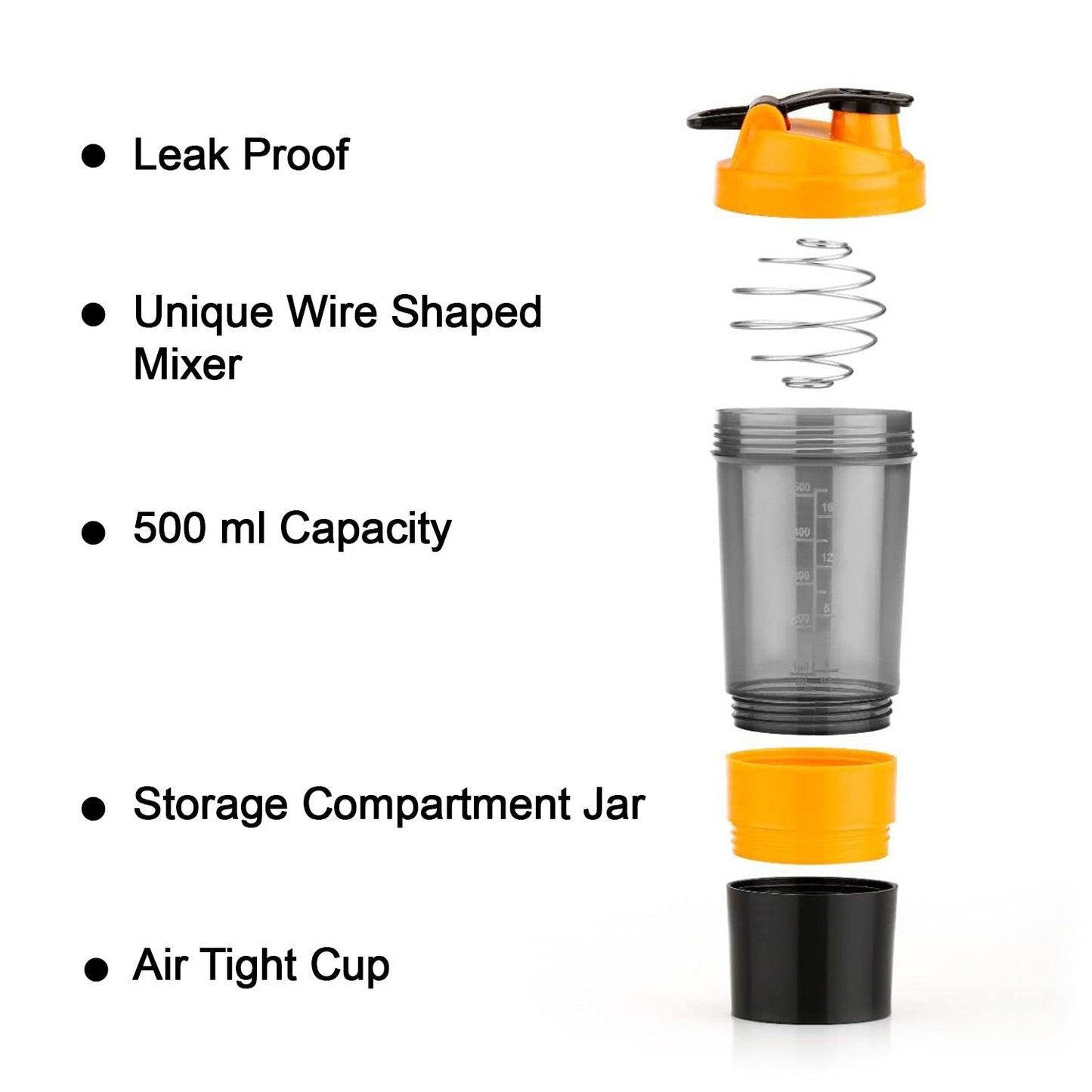 Gym Shaker Bottle  Shakers For Protein Shake Wukusy