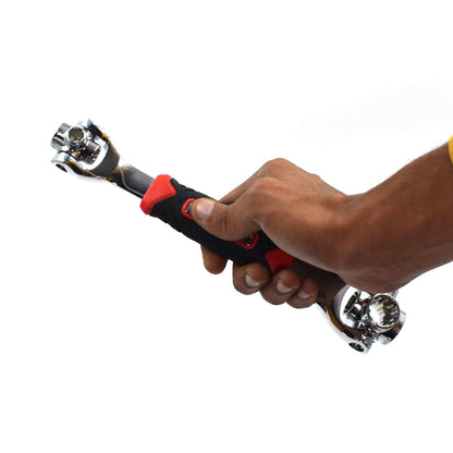 48 In 1 Wrench Swivel Head Multi Tool Spanner Tools Socket Works With Spline Bolts Multi Function Universal Furniture Car Repair Wukusy