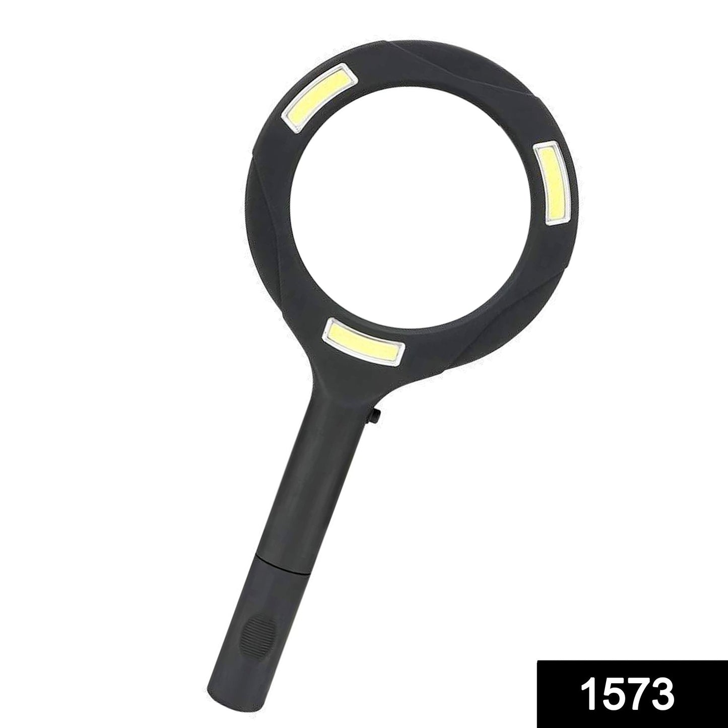 1573 Magnifying Glass With 3 Led Light 3x Power And Rubberized Handle Wukusy