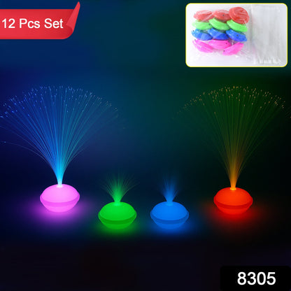 Fiber Optic Led Night Lamps Set (12 Pc) Wukusy