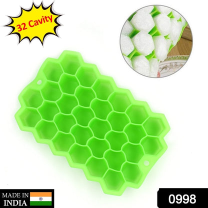 Silicone Ice Cube Trays 32 Cavity Per Ice Tray Multi Color Wukusy