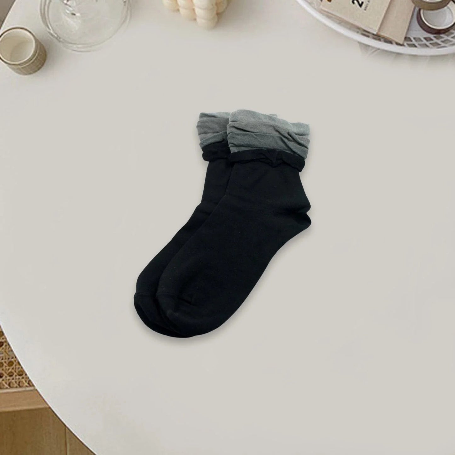 Ladies Soft  Comfortable Socks  1 Pair For Everyday Wear Wukusy