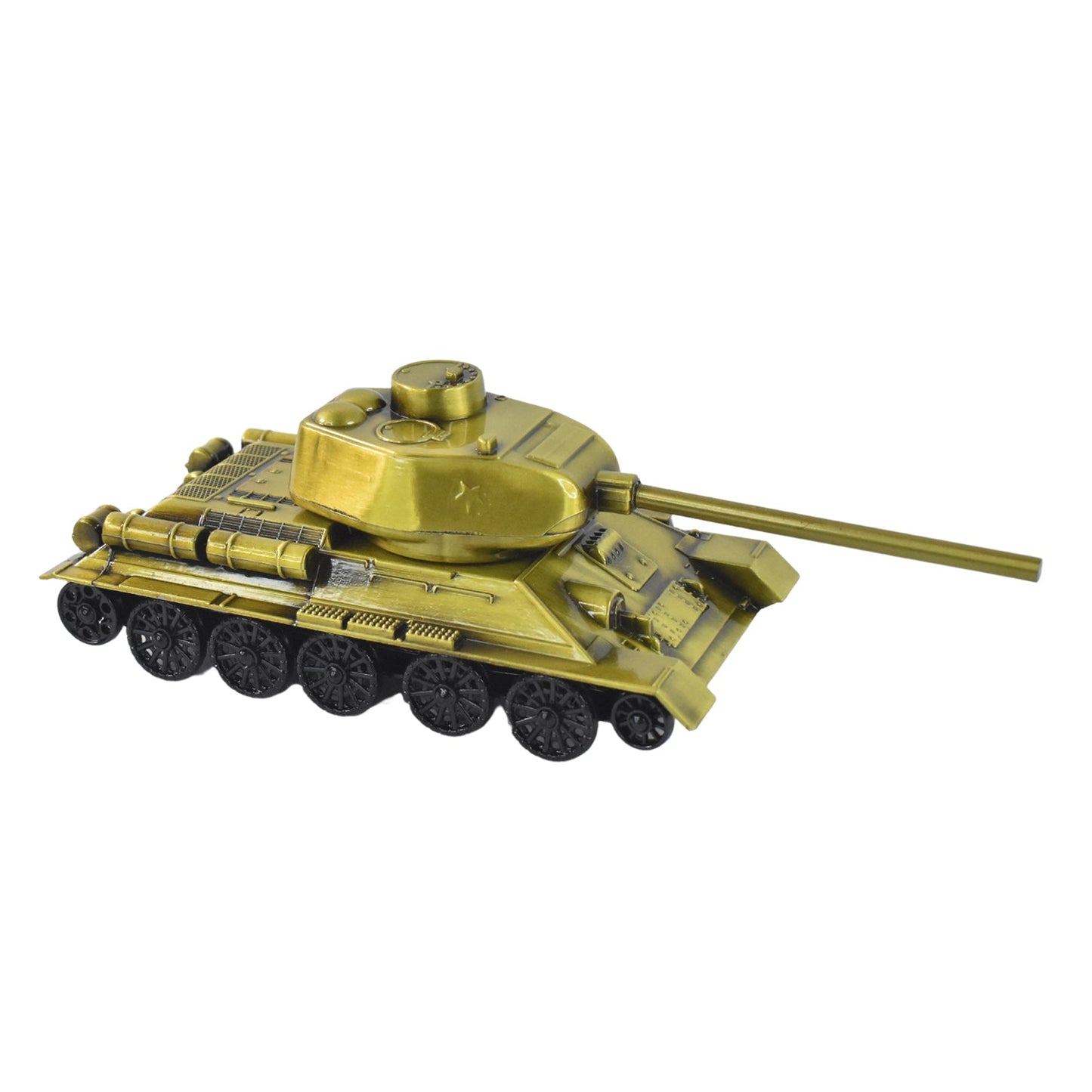 Retro Iron Art Tank Model Nostalgia Tank Crafts Home Decor Ornament Desktop Decorations For Office Living Room Childrens Room Gift (Metal) Wukusy