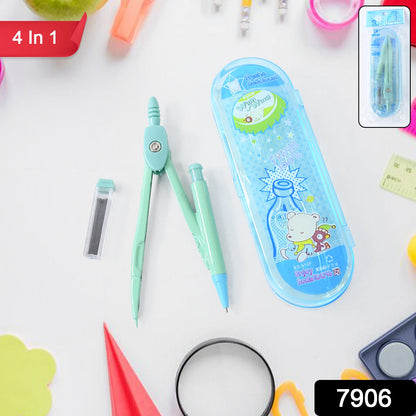 Geometry Compass Box Set (4 In 1) Wukusy