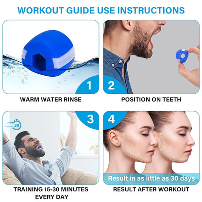 6101c  Cn Mix Jaw Exerciser Used To Gain Sharp And Chiselled Jawline Easily And Fast. Wukusy