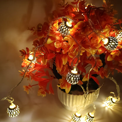 Decorative Metal Ball Led String Light (3 Meter ) Wukusy